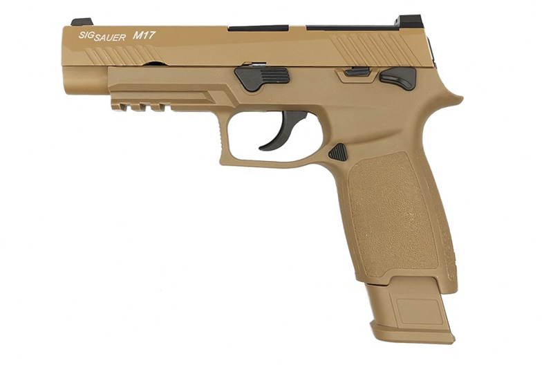 WE | Sig Sauer P320 M17 Gas Blowback Bk-tan